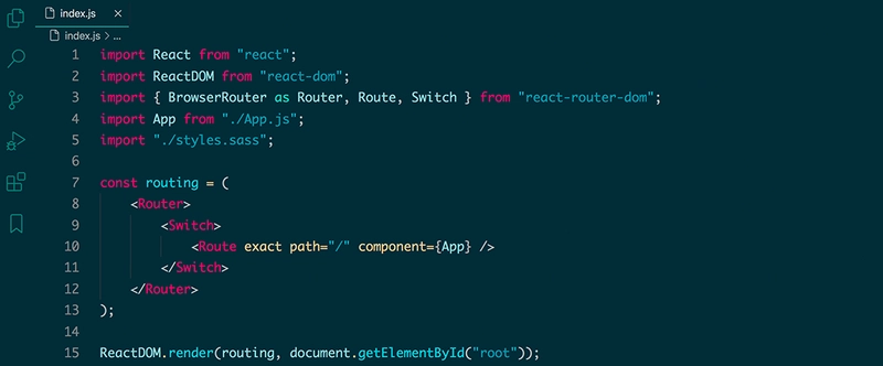 使用 Vue 主题的 React 代码片段