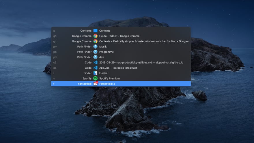 更好的 Command-Tab 切换器