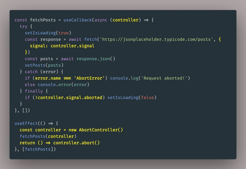 无内存泄漏 React Hooks