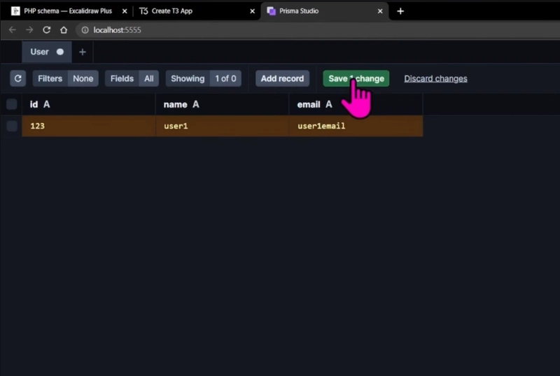 Typescript CRUD API:Next.js、TypeScript、Tailwind、tRPC、Prisma Postgres、Docker