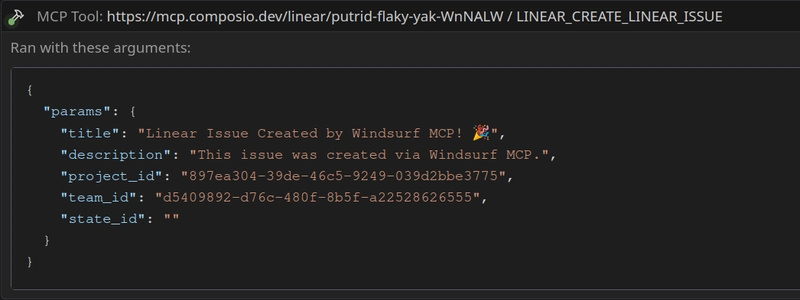 MCP工具调用Windsurf IDE