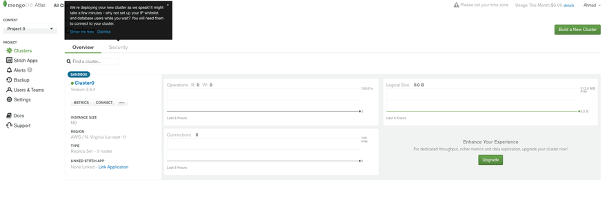 MongoDB Atlas、Microsoft Azure 和无服务器函数的 GIF