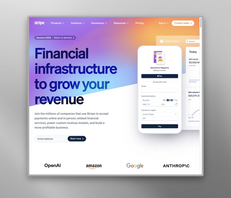 Stripe 控制面板