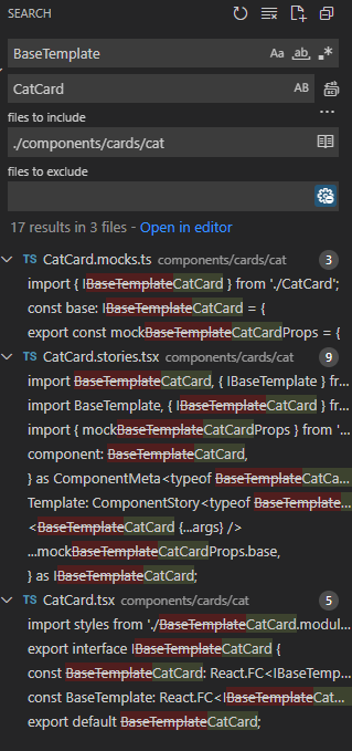 VS Code 查找替换