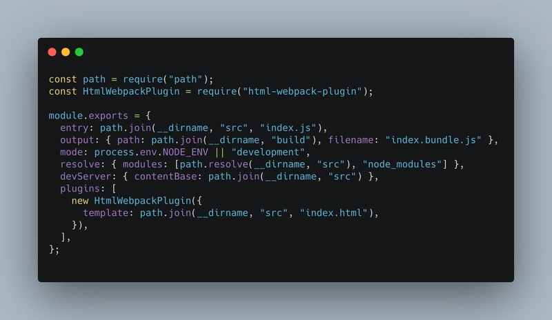 webpack 配置 js