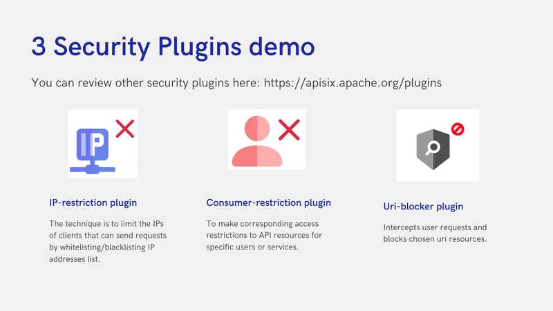3 个 APISIX 安全插件