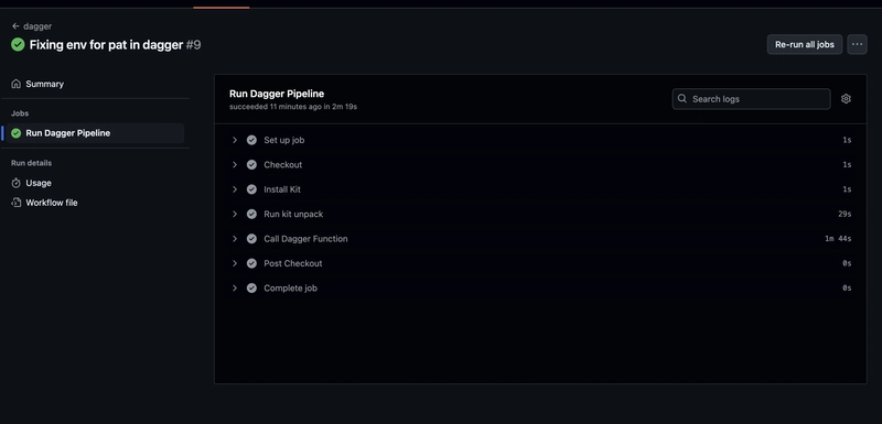 GitHub Actions 运行