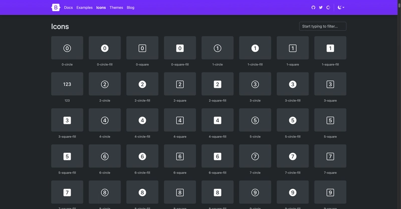 Bootstrap 图标