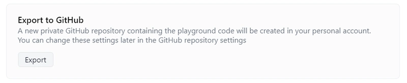 设置中的 Github 按钮