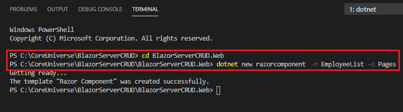 razorcomponent
