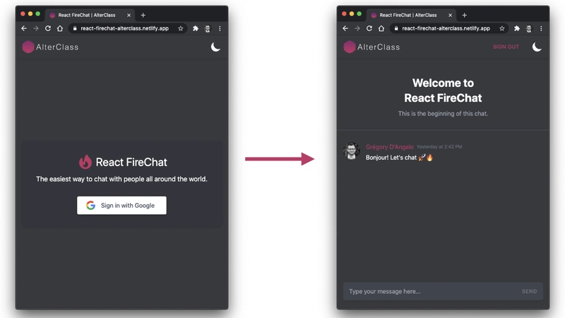 React Firebase 应用视图