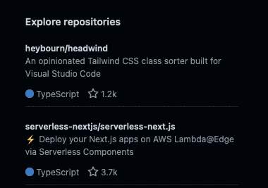 Nextjs-github-explore