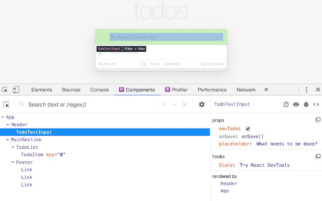 React 开发者工具 Chrome 扩展程序