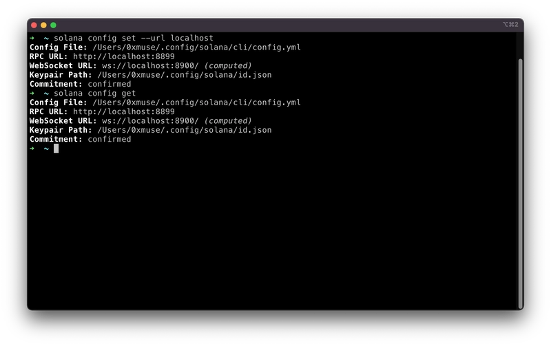 配置 Solana 以使用 localhost