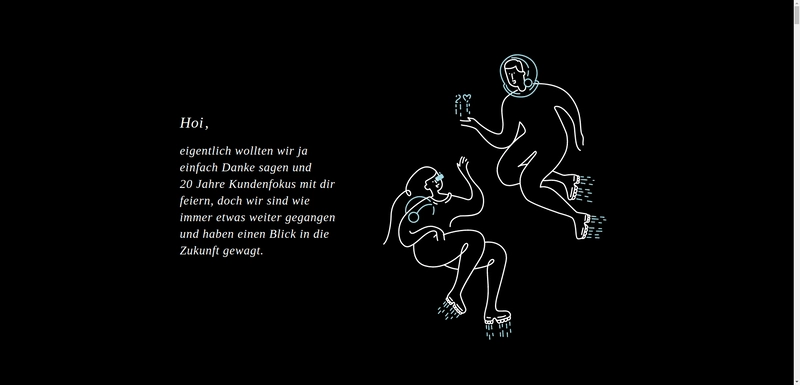 黑色背景设计，非常规内容示例