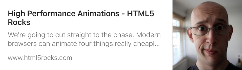 链接到 HTML5Rocks 上的文章