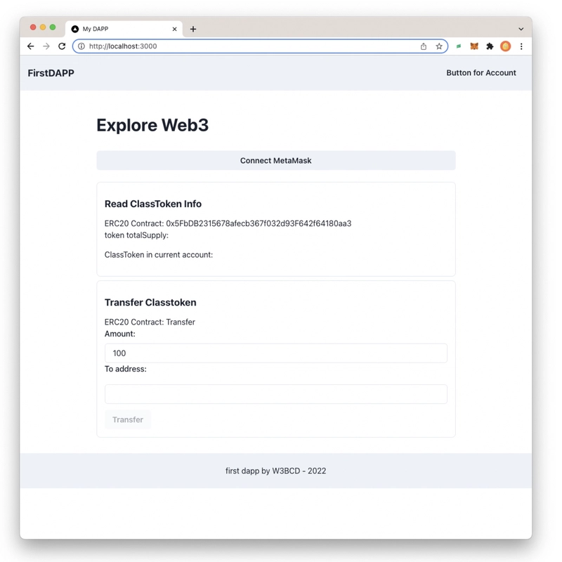DApp ERC20
