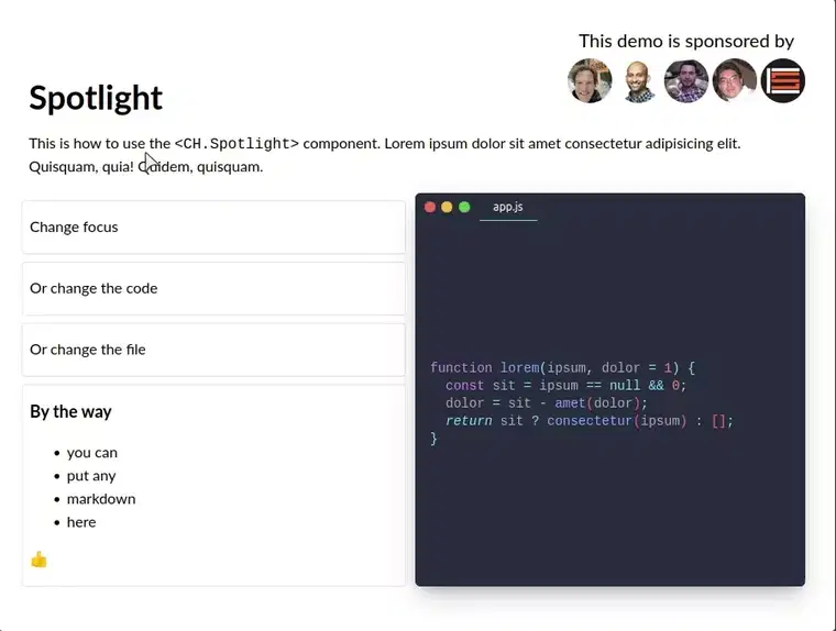 Spotlight 组件的恶魔
