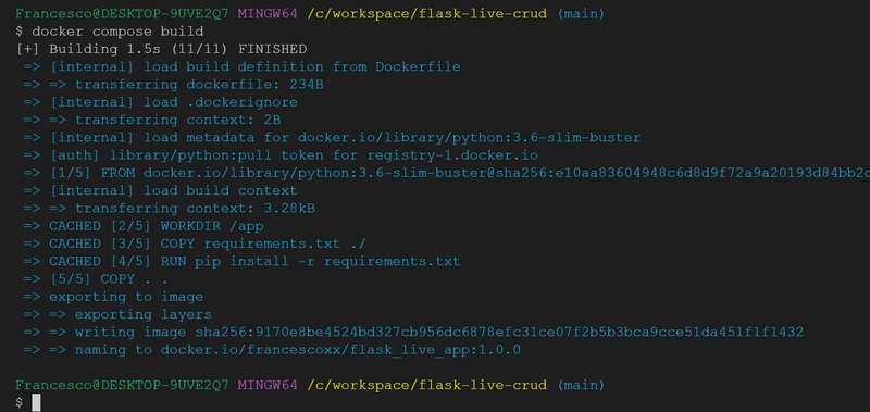 docker build