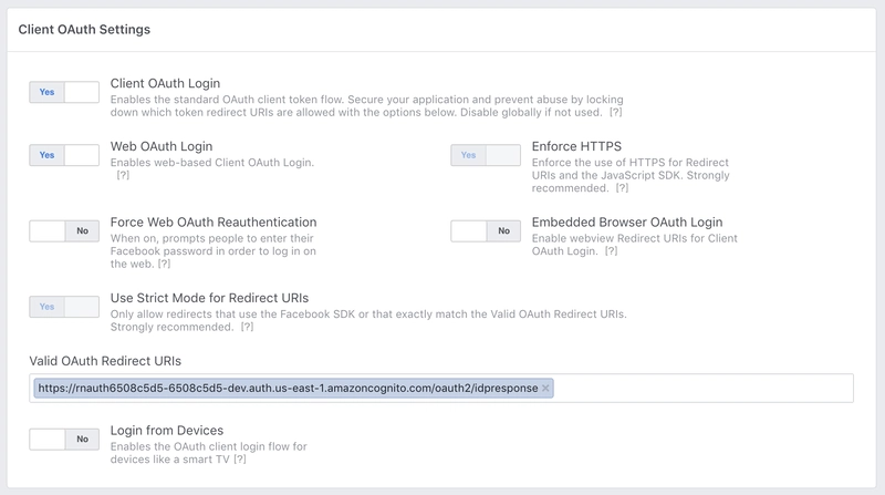 有效的 OAuth 重定向 URI