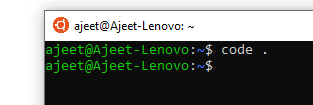 使用 ubuntu 命令打开远程 wsl