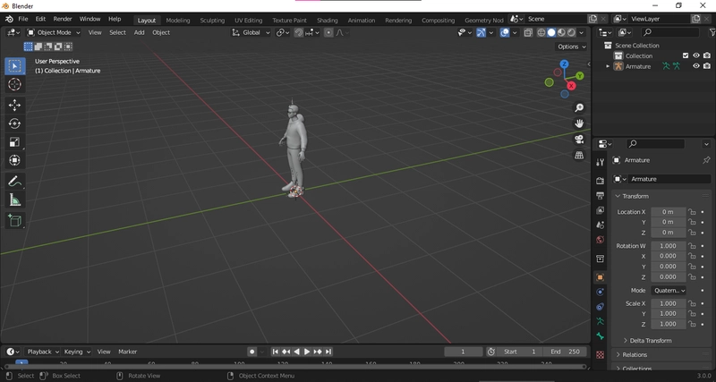 blender导入glb文件