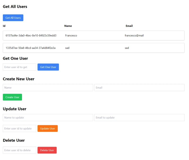 Typescript CRUD API：Next.js、TypeScript、Tailwind、tRPC、Prisma Postgres、Docker