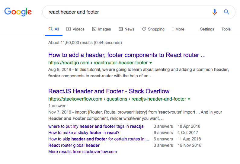 reactgo.com 反应页眉页脚帖子