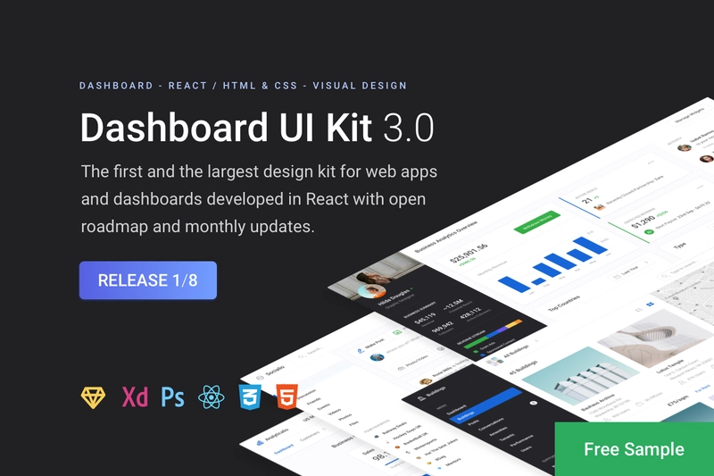 仪表板 UI 套件 3.0