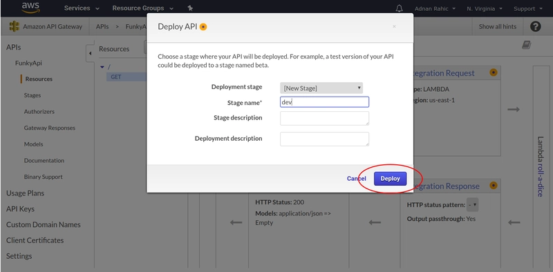 部署 API