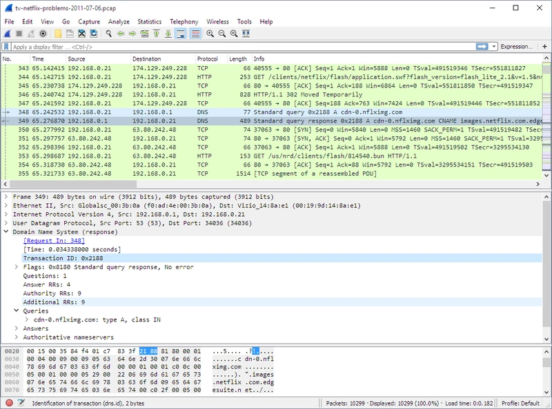 Wireshark 网络嗅探器