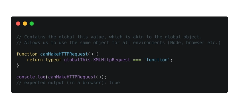globalThis 代码片段