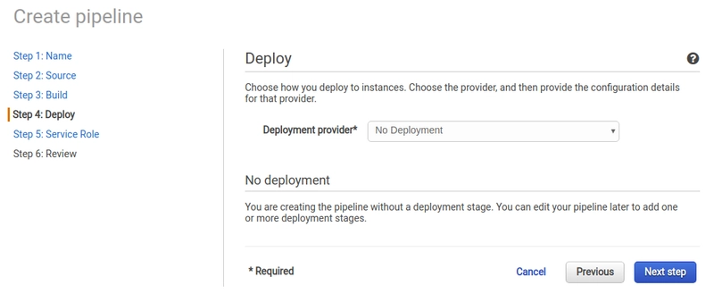 CodePipeline 部署