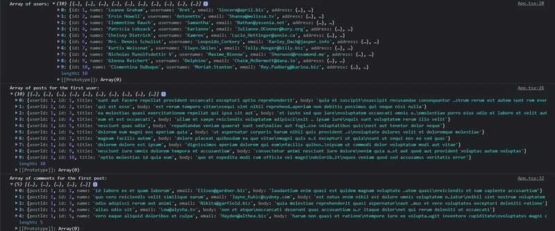 输出：JavaScript 中链式承诺的示例