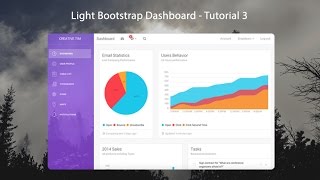 使用 Light Bootstrap Dashboard 的响应式管理模板