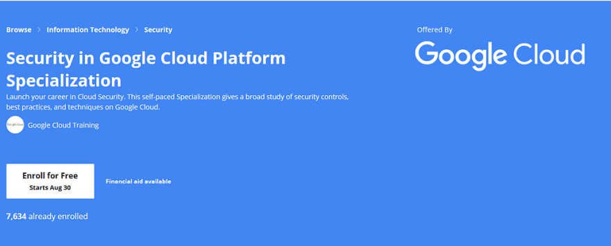 Coursera 上最好的 Google 云安全课程