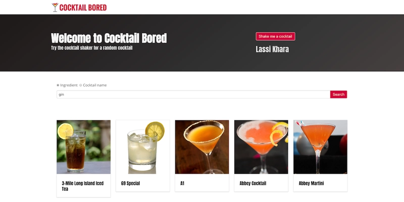 Cocktail DB API