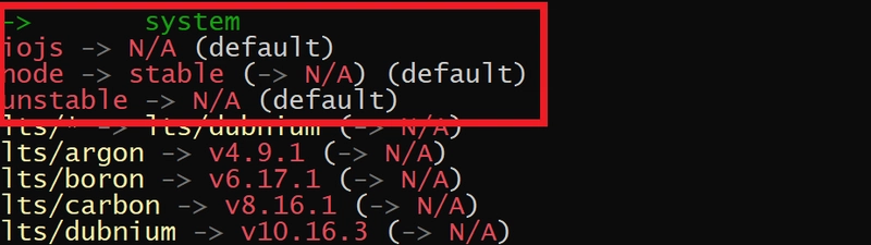 Ubuntu 终端显示节点未安装