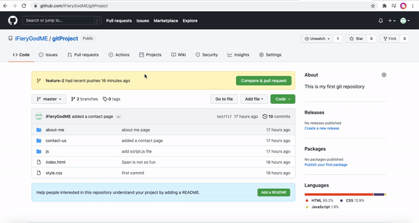 分支-Github