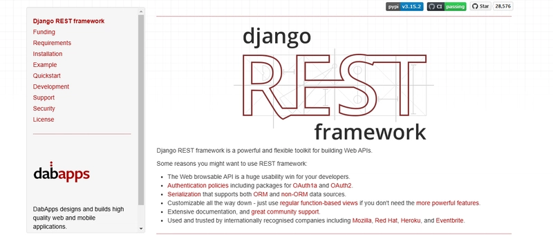 Django REST框架