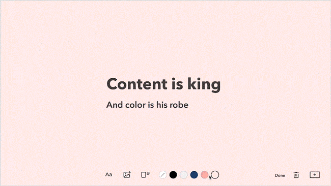 黑色背景设计，彩色环绕示例