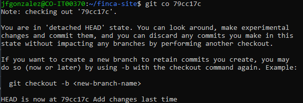 Git 签出 ID