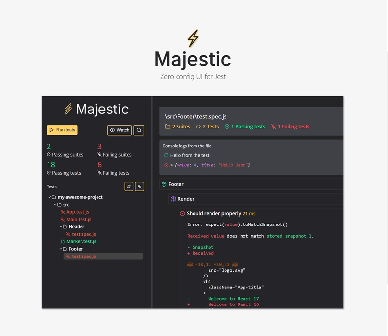Majestic 登陆页面
