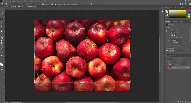 在 Photoshop 中裁剪