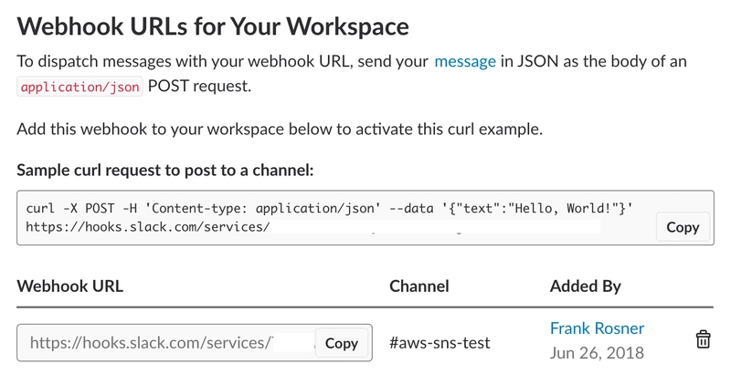 松弛 webhook