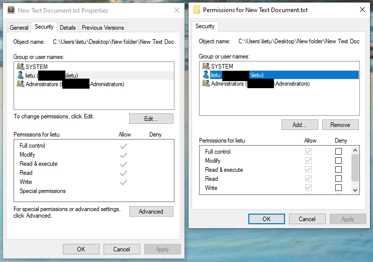 Windows 文件安全