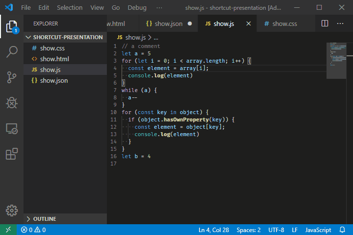 在 VS Code 中选择当前行